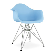 Load image into Gallery viewer, Heavy Duty Plastic Dining Arm Chair - Blue