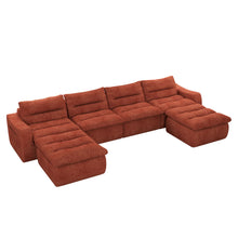 Load image into Gallery viewer, Modern L Shaped Modular Beanbag Sofa, Comfortable Lazy Style, Compression Sponge And Cloth