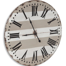 Load image into Gallery viewer, Analog Round Wall Clock - Gray / White