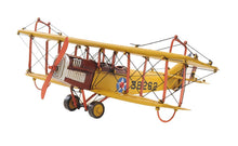 Load image into Gallery viewer, Hand Painted Model Airplane Tabletop Sculpture - Yellow