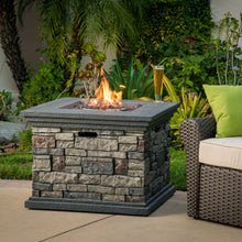 Load image into Gallery viewer, Fire Pit With Lightweight Concrete And Steel Frame