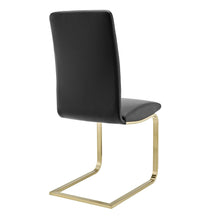 Load image into Gallery viewer, Upholstered Leather Dining Room Side Chairs (Set of 2) - Black