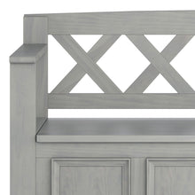 Load image into Gallery viewer, Amherst - Handcrafted Entryway Storage Bench