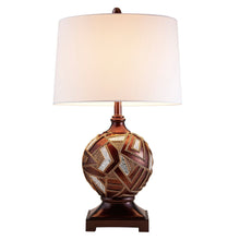 Load image into Gallery viewer, Mosaic Design Table Lamp - Brown Metallic