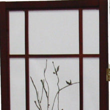 Load image into Gallery viewer, Folding Three Panel Screen Room Divider (469137) - Brown