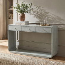 Load image into Gallery viewer, Console Table With 3 Drawers And Display Shelf