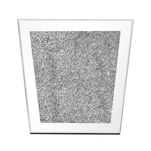 Load image into Gallery viewer, Mirrored Table Vase With Faux Crystals - Silver