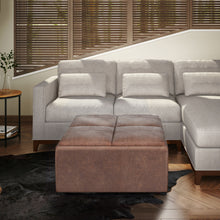 Load image into Gallery viewer, Avalon - Square Coffee Table, Storage Ottoman