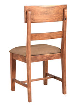 Load image into Gallery viewer, Upholstered Fabric Slat Back Dining Side Chairs (Set of 2) - Brown