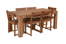 Load image into Gallery viewer, 72" Rectangular Solid Wood Dining Table - Natural