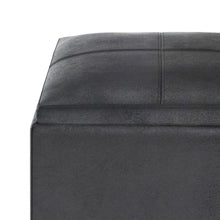 Load image into Gallery viewer, Rockwood - Upholstered Cube Storage Ottoman With Tray