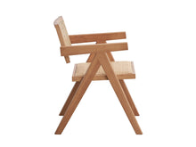 Load image into Gallery viewer, Wood Open Back Dining Arm Chairs (Set of 2) - Natural