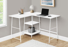 Load image into Gallery viewer, Computer Desk, Home Office, Corner, Storage Shelves, L Shape, Work, Laptop, Contemporary, Modern - Base
