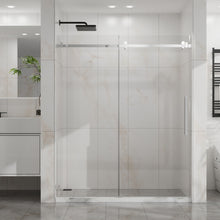 Load image into Gallery viewer, Frameless Tub Sliding Shower Door With Easy Clean Coating