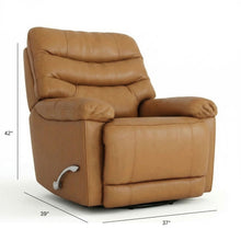 Load image into Gallery viewer, Oslo Antelope - Swivel Glider Recliner With Manual Footrest