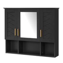Load image into Gallery viewer, Modern Wall Mounted Medicine Cabinet With Adjustable Shelves, Soft Close Doors, High Define Mirror