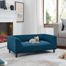 Load image into Gallery viewer, Modern Rectangular Pet Sofa With Backrest And Armrests For Small And Medium Dogs, Soft Cushion