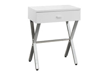 Load image into Gallery viewer, Accent Side X Table, Storage Drawer, Contemporary & Modern