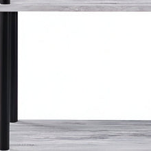 Load image into Gallery viewer, Four Tier Etagere Bookcase (486301) - Antiqued White / Black