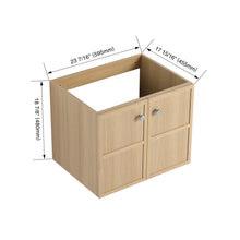 Load image into Gallery viewer, Modern Wall Mounted Bathroom Vanity With Soft Closing Doors