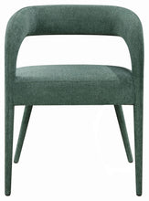 Load image into Gallery viewer, Upholstered Linen Open Back Dining Side Chairs (Set of 2) - Green