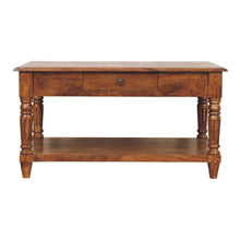 Load image into Gallery viewer, Turned Legs Drawer Table