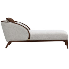 Load image into Gallery viewer, Houston - Chaise - Pebble / Walnut