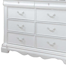 Load image into Gallery viewer, Wood Eight Drawer Double Dresser - White