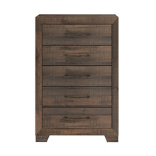 Load image into Gallery viewer, 5 Drawer Chest With Casual Style - Brown