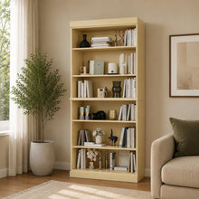 Load image into Gallery viewer, Adjustable Six Tier Library Bookcase - Yellow