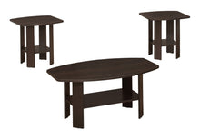 Load image into Gallery viewer, Table Set: Coffee, End, Side, Accent, Living Room, Transitional (Set of 3) - Espresso