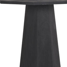 Load image into Gallery viewer, Solid Wood Hexagonal Pedestal End Table - Black