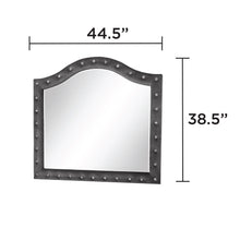 Load image into Gallery viewer, Sophia - Tufted Mirror - Gray