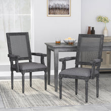 Load image into Gallery viewer, Elegant French Country Style Dining Chair With Cane Backrest