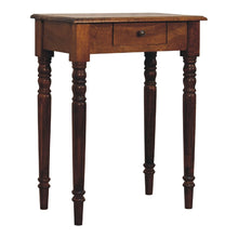 Load image into Gallery viewer, Turned Leg Writing Desk - Chestnut