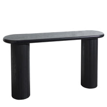 Load image into Gallery viewer, Fluted Cylinder Console Table - Black