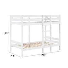Load image into Gallery viewer, Esin - Twin Twin Bunk Bed - White