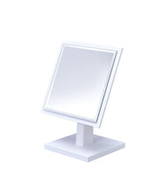 Load image into Gallery viewer, Rectangle Makeup Shaving Tabletop Mirror - White