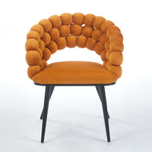 Load image into Gallery viewer, Modern Chair With Tube Legs, Soft Cushions And Comfortable Backrest