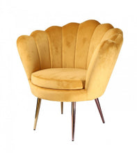 Load image into Gallery viewer, Modern Seashell Accent Chair - Golden