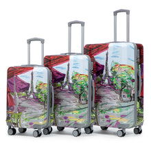 Load image into Gallery viewer, 3 Piece Spinner Luggage Set 20" / 24" / 28" With Combination Lock And Silent Wheels - Coffee