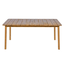 Load image into Gallery viewer, Visola - Outdoor Dining Table With Classic Slatted Top - Teak