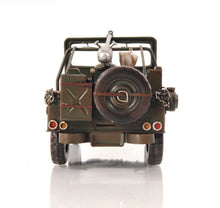 Load image into Gallery viewer, Army Hand Painted Decorative Truck - Green