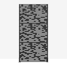 Load image into Gallery viewer, Three Panel Screen Room Divider (720195) - Black
