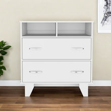 Load image into Gallery viewer, Two Drawer Dresser Wooden - White