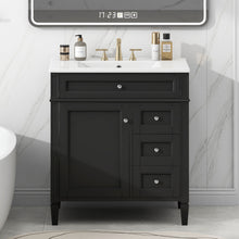 Load image into Gallery viewer, Bathroom Vanity With Top Sink, 2 Drawers & Tip Out Drawer