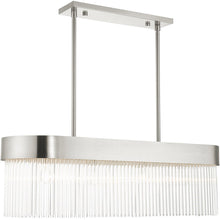 Load image into Gallery viewer, 19'' Four-Light Dimmable Chandelier With Shades - Nickel
