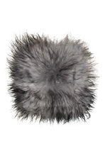 Load image into Gallery viewer, 15" X 15" Sheepskin Solid Color Dining Chair Pad - Silver