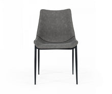 Load image into Gallery viewer, Dining Side Chairs In Faux Leather (Set of 2) - Gray