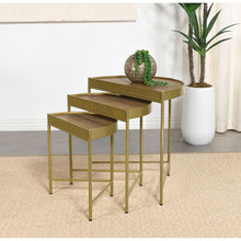 Load image into Gallery viewer, Darlene - 3 Piece Nesting Table Set - Brown